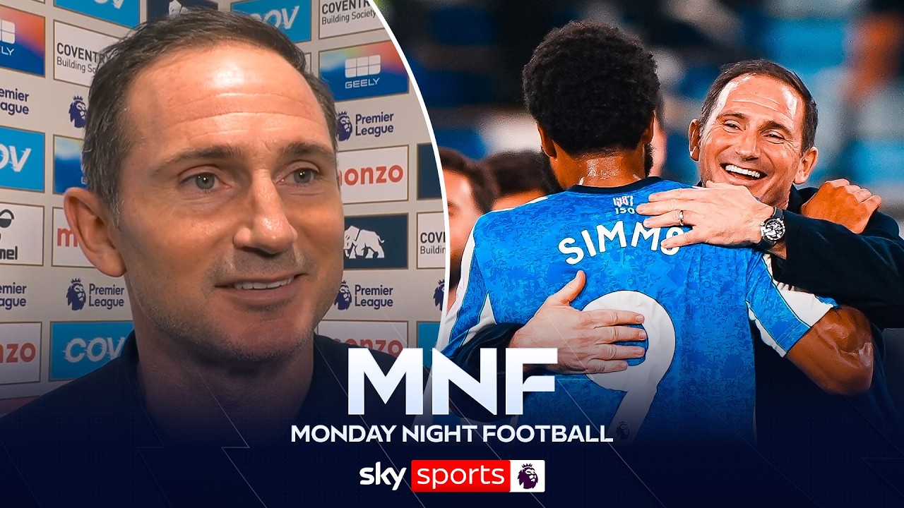 Frank Lampard reacts after Coventry’s first home Premier League win in 25 years! 👏